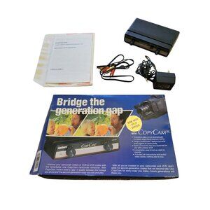 Copycam Camcorder Enhancer Model 601 Xantech with Cords Manual and Original Box